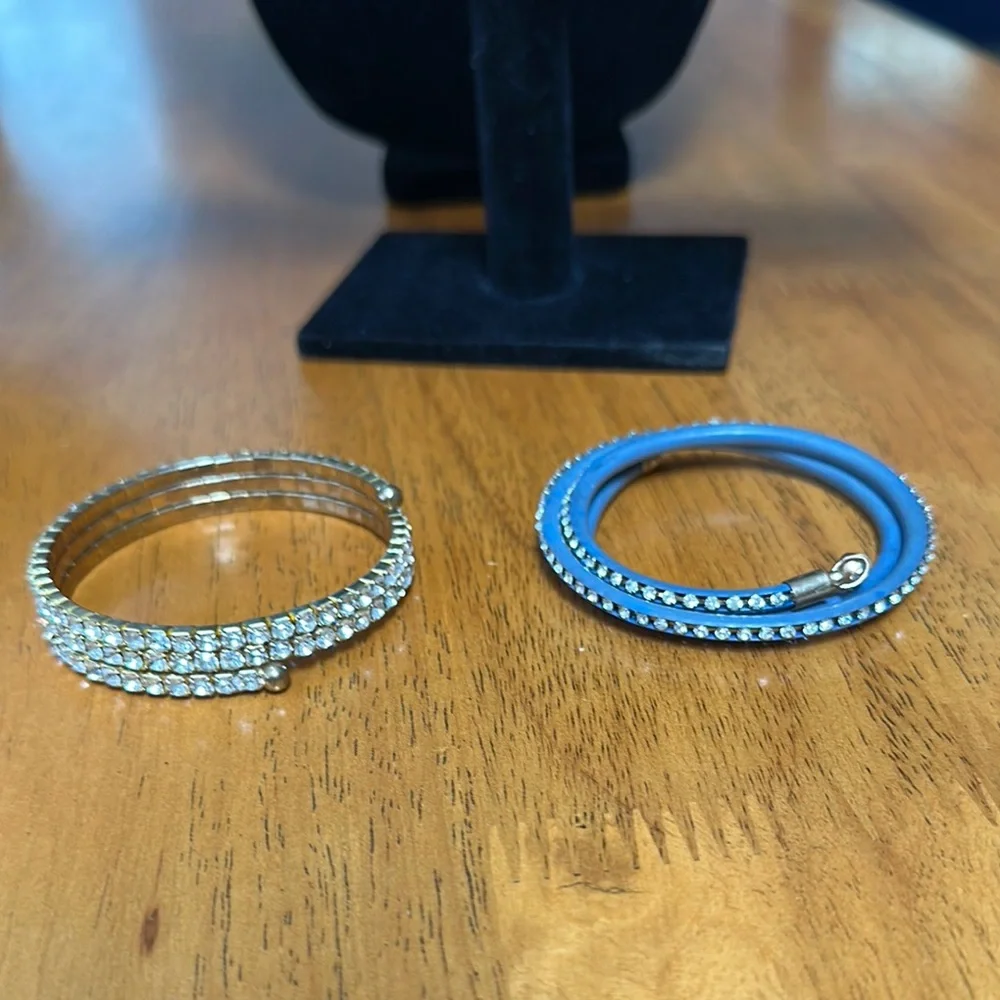 Stretch band bracelets or chokers or cuffs or headband etc etc